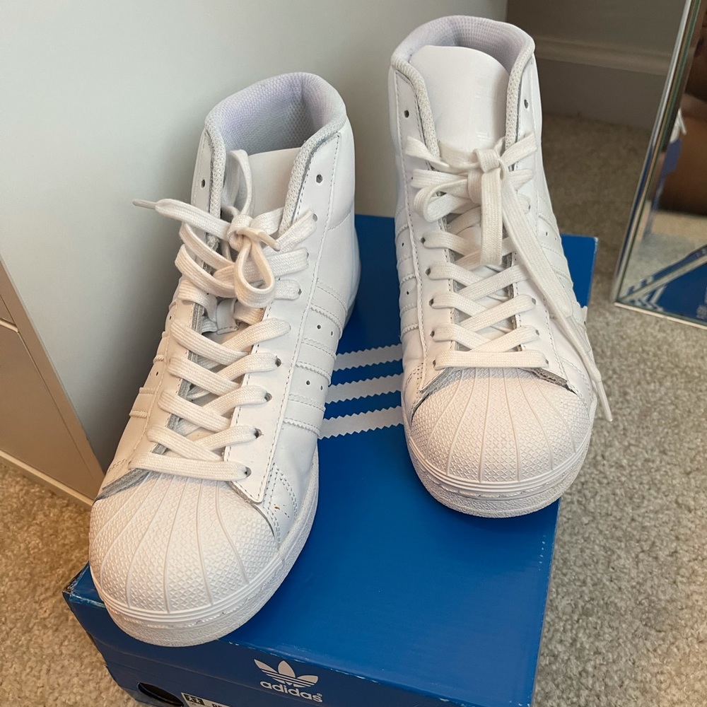 High Top White Adidas